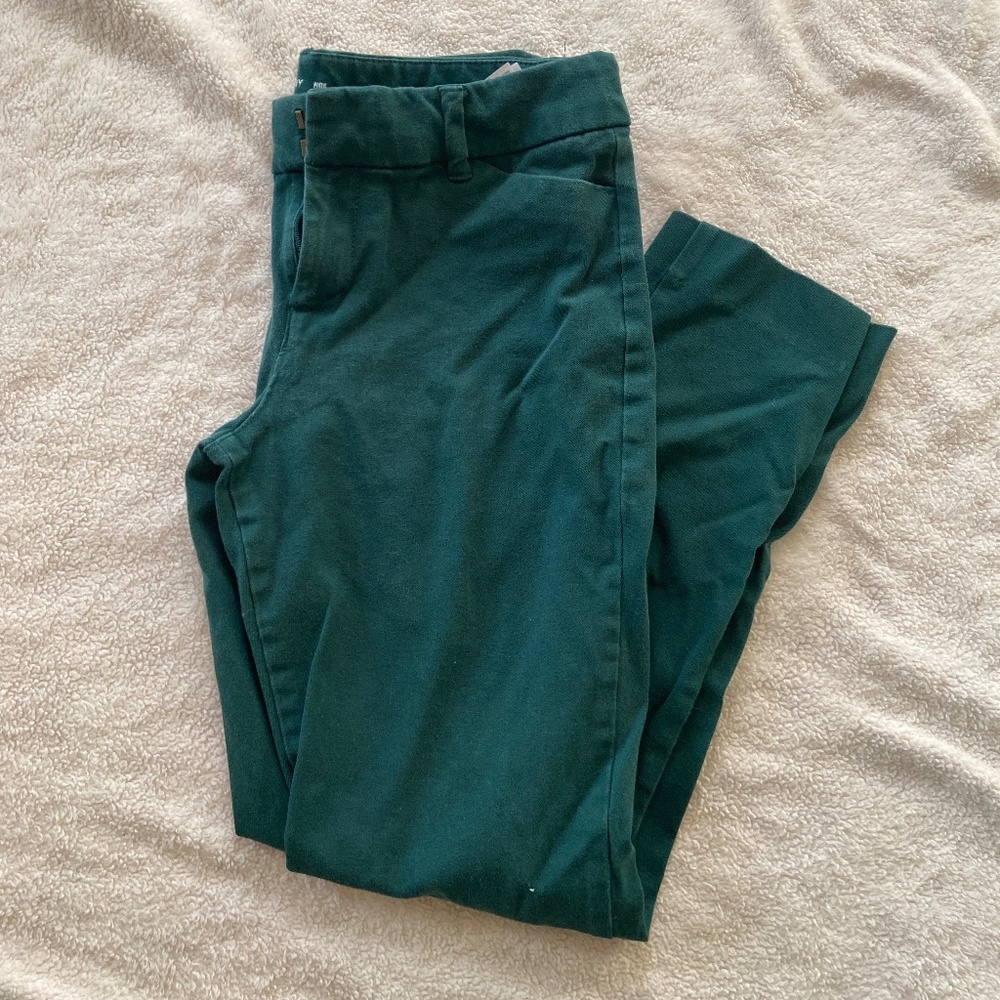 Green pixie pants